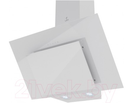 Вытяжка наклонная Lex Mira GS 600 / TRFE000023 (белый)