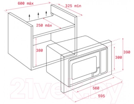 Микроволновая печь Teka ML 8200 BIS / 112060001 (черный)