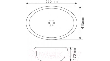 Умывальник Melana MLN-509