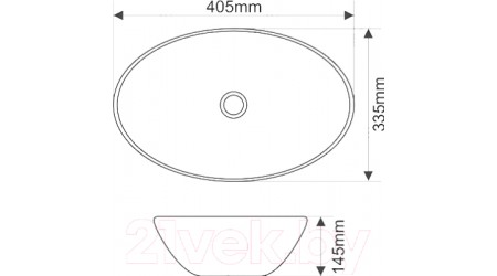 Умывальник Melana MLN-7138MB