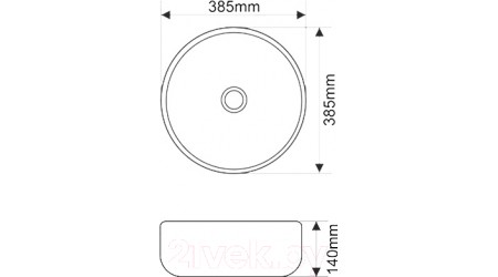 Умывальник Melana MLN-T4003-G12