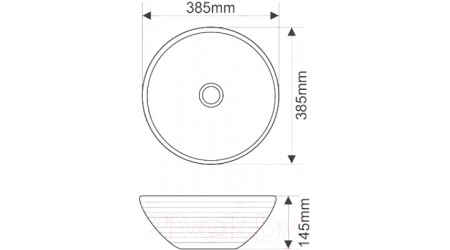 Умывальник Melana MLN-T4004-B9