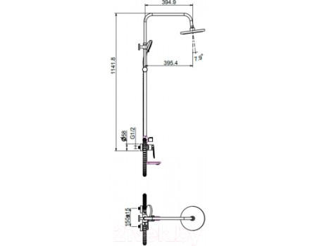 Душевая система Maxonor Pure Life MN2471