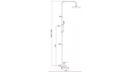 Душевая система Maxonor Pure Life MN2475