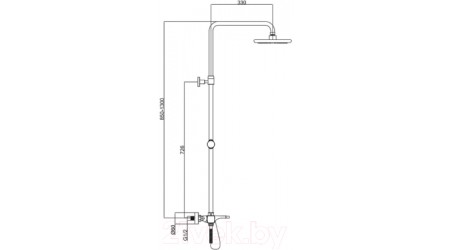 Душевая система Maxonor Pure Life MN2489