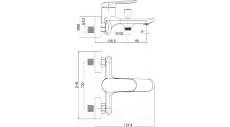 Смеситель Maxonor Pure Life MN3271 