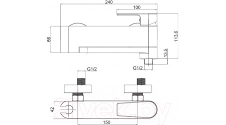 Смеситель Maxonor Pure Life MN3282 