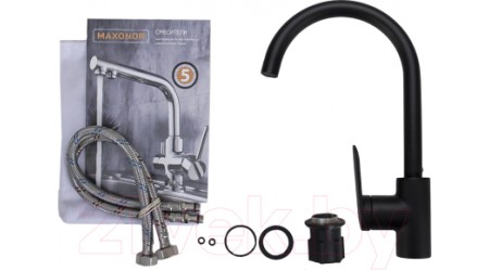 Смеситель Maxonor Pure Life MN4071-7 (черный) 