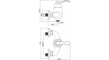 Смеситель Maxonor Pure Life MN9076-7 (черный) 
