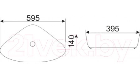 Умывальник CeramaLux MNC206