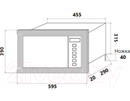 Микроволновая печь HOMSair MOB205WH