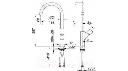 Смеситель Armatura Mokait 4923-915-00 
