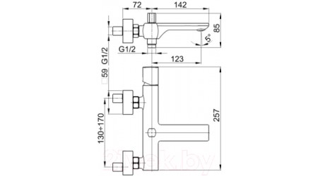 Смеситель Armatura Morganit 4924-010-00 