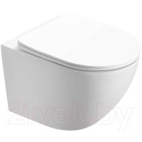 Унитаз подвесной Azario Morano AZ-450W (с сиденьем)