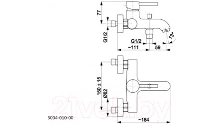 Смеситель Armatura Moza 5034-010-31 