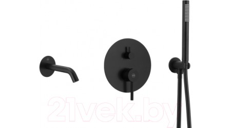 Душевой гарнитур Armatura Moza 5039-401-81 (черный)