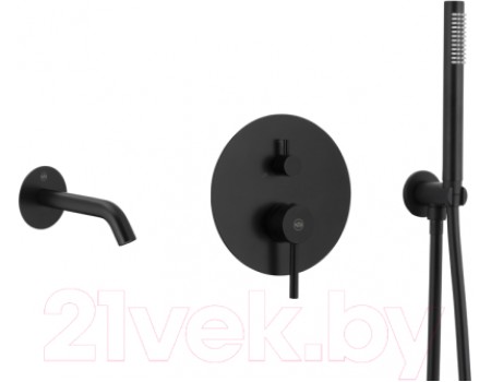 Душевой гарнитур Armatura Moza 5039-401-81 (черный)