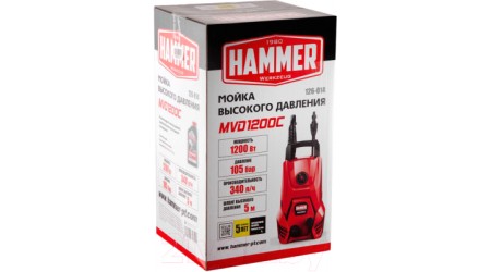 Мойка высокого давления Hammer MVD1200C