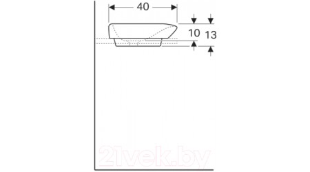 Умывальник Geberit MyDay 245460600
