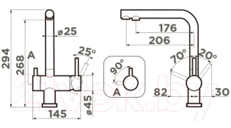 Смеситель Omoikiri Nagano-CH (4994081) 