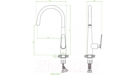 Смеситель Laveo Nalda BAY768D 
