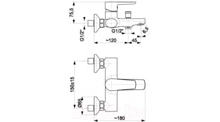 Смеситель Armatura Narva Black 5224-010-81 