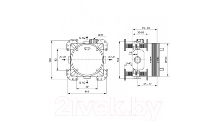 Душевая система Ideal Standard Navigo A7772AA