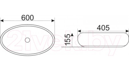 Умывальник CeramaLux NC262