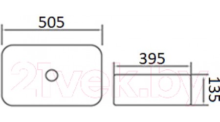 Умывальник CeramaLux NC366