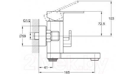 Смеситель G.Lauf NEB3-A123 