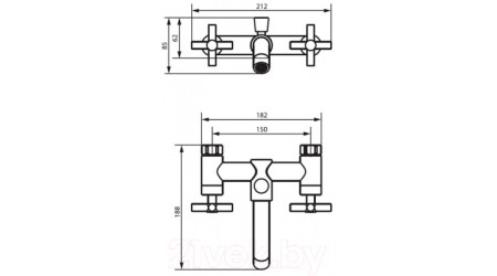Смеситель RedBlu by Damixa Neo Classic Nickel 281000000 