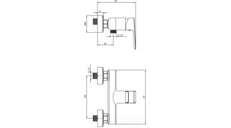 Смеситель Deante Neo Maro BLO 040M 