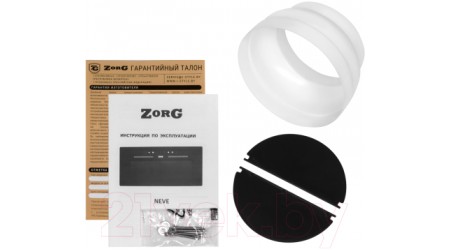 Вытяжка скрытая ZORG Neve 1200 60 S-GC (белый)