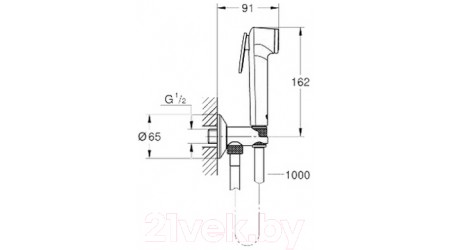 Гигиенический душ GROHE New Tempesta-F Trigger Spray 26358000