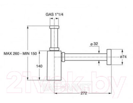 Умывальник Roca Nexo Mini А327645000+0510OT25K7