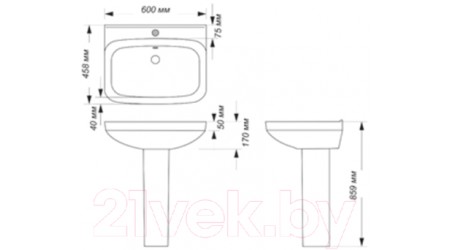 Пьедестал Sanita Next NXTSLPD01
