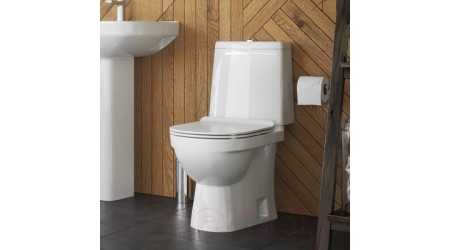 Унитаз напольный Sanita Luxe Next Slim WC.CC/Next/2-SlimDM/WHT.G/S1