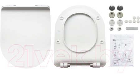 Унитаз напольный Sanita Luxe Next Slim WC.CC/Next/2-SlimDM/WHT.G/S1