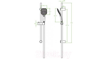 Душевой гарнитур Laveo NLZ71A1