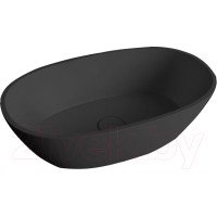 Умывальник Umy Home Noa 56 / UG20111RF (U-Coat, черный глянцевый)