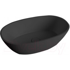 Умывальник Umy Home Noa 56 / UG20111RF (U-Coat, черный глянцевый)