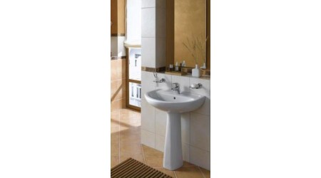 Умывальник VitrA Normus 55 / 9600B003-7650 (с пьедесталом)