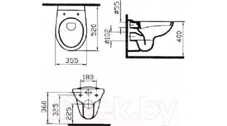 Унитаз подвесной VitrA Normus 6855B003-0101