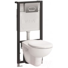 Унитаз подвесной с инсталляцией VitrA Normus (9773B003-7202)