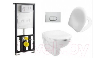Унитаз подвесной с инсталляцией VitrA Normus (9773B003-7202)