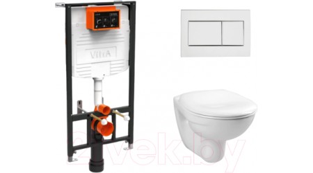 Унитаз подвесной с инсталляцией VitrA Normus / 9773B003-7206