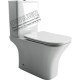 Унитаз напольный Ceramica Nova Alfa CN9002-B (с сиденьем)