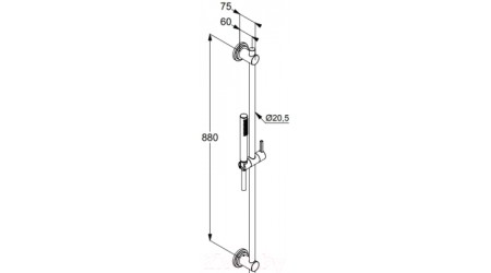 Душевой гарнитур Kludi Nova Fonte Classic 2084005-25
