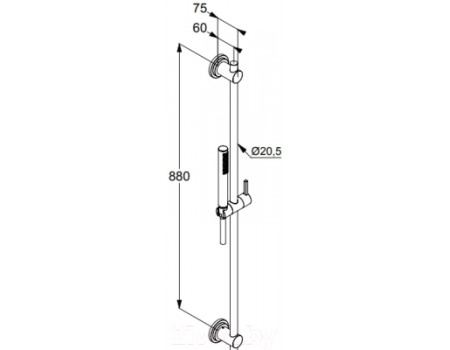 Душевой гарнитур Kludi Nova Fonte Classic 2084005-25