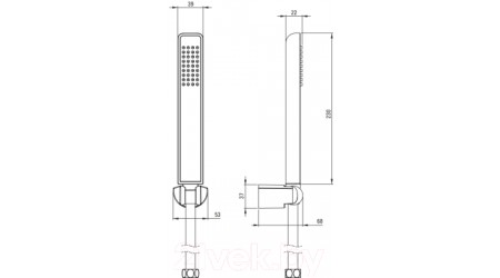 Душевой гарнитур Deante NQH 041K